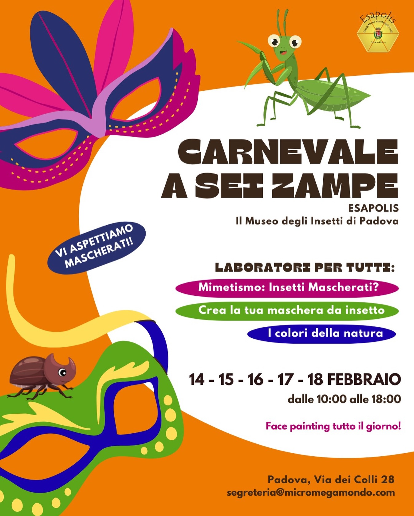 Esapolis – Vacanze di carnevale 2026